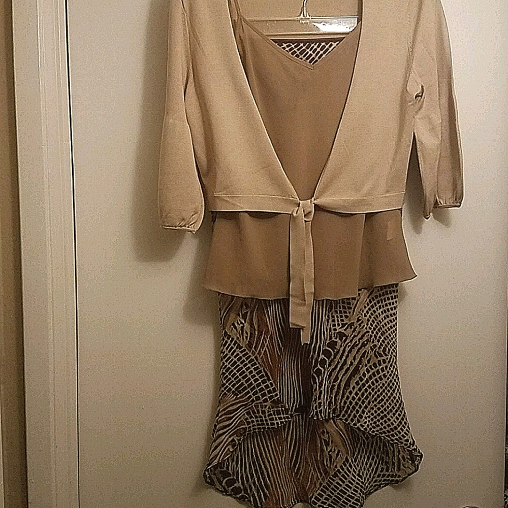 Combination 3 piece skirt set